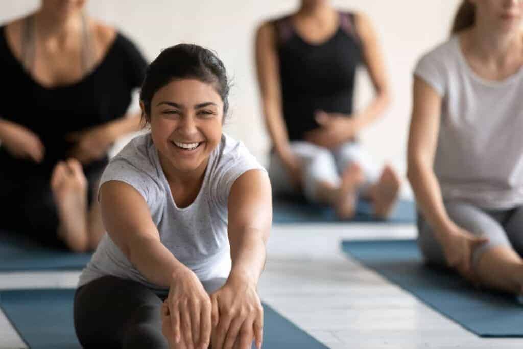 yoga beginners class