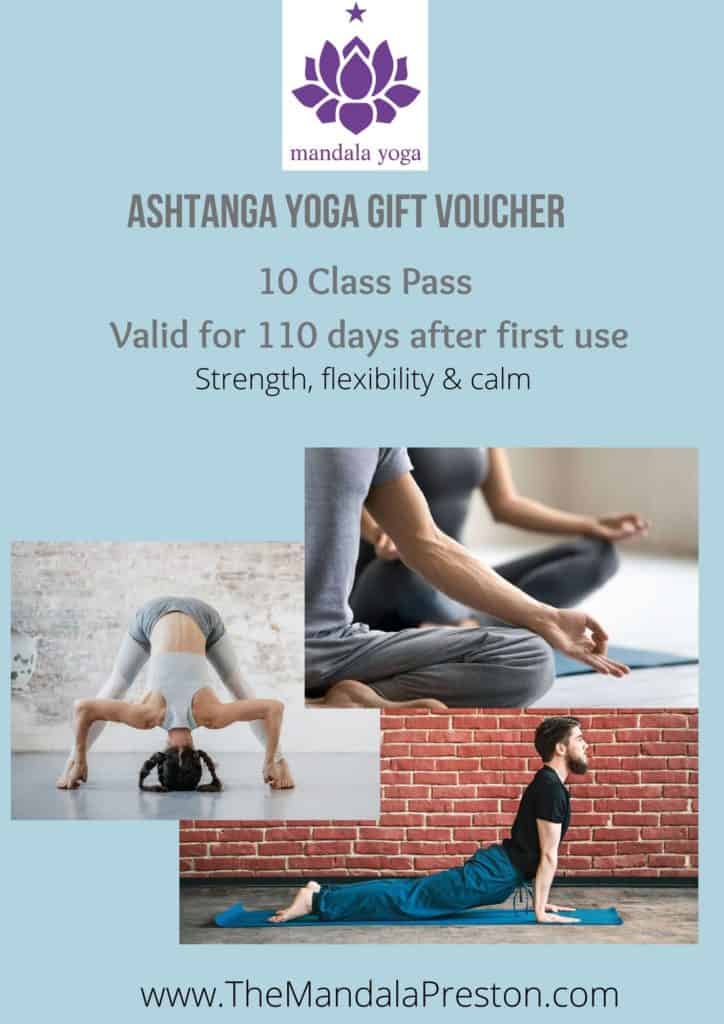 Yoga gift voucher